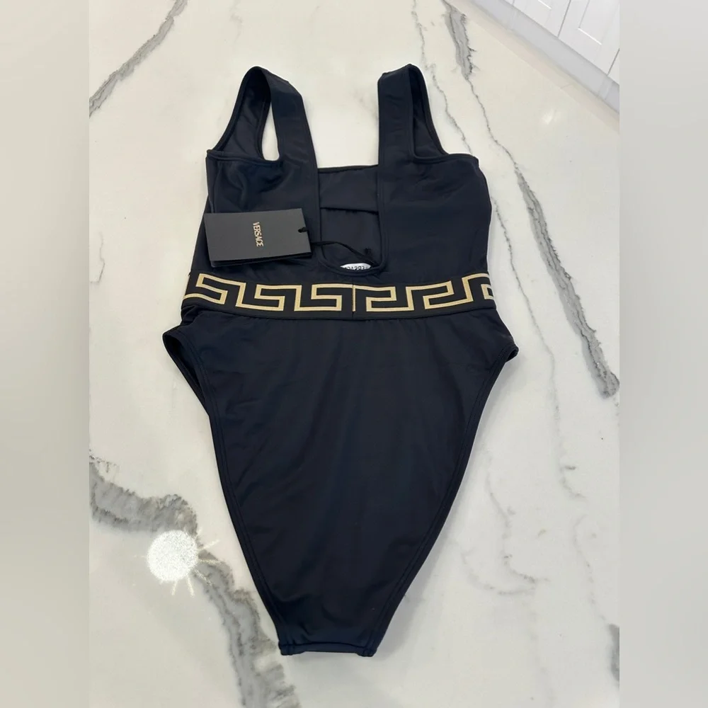 Versace Greca One Piece Swimsuit